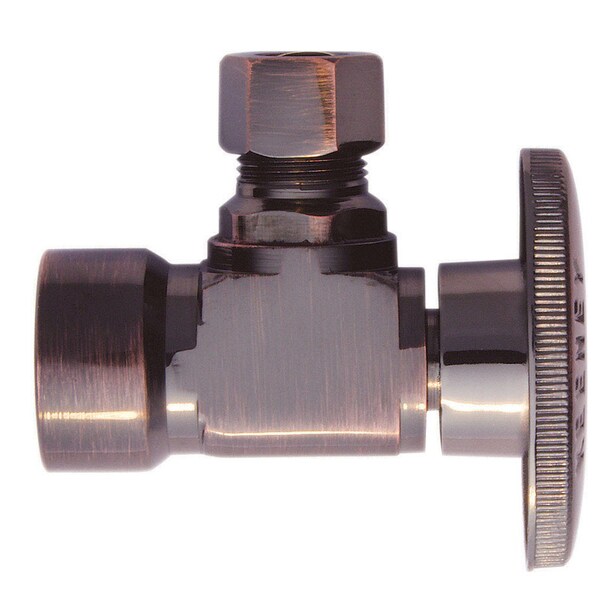 Keeney Mfg Keeney 1/2 in. FIP in. X 3/8 in. Brass Shut-Off Valve K2048AVBLF - main